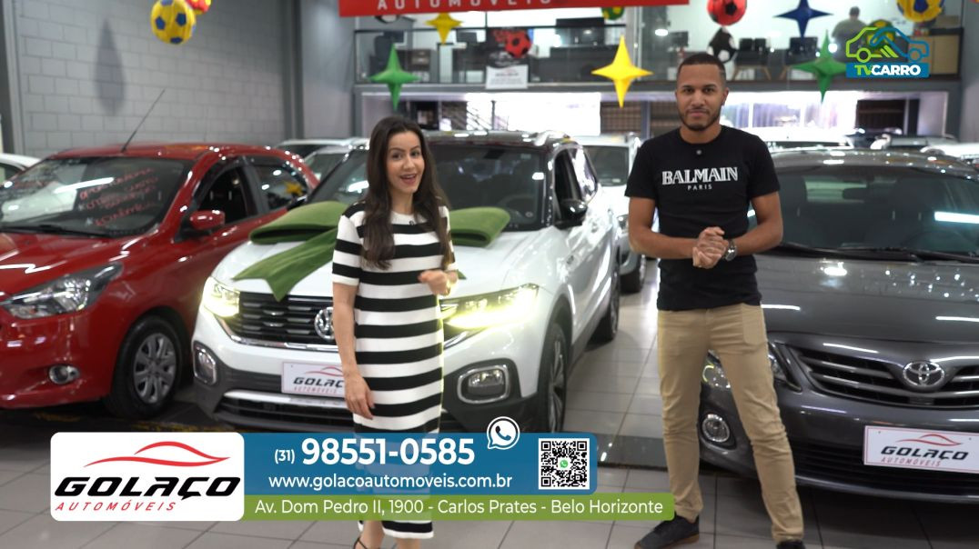 GOLAÇO AUTOMÓVEIS - VW T-CROSS HIGHLINE 2020 COMPLETO