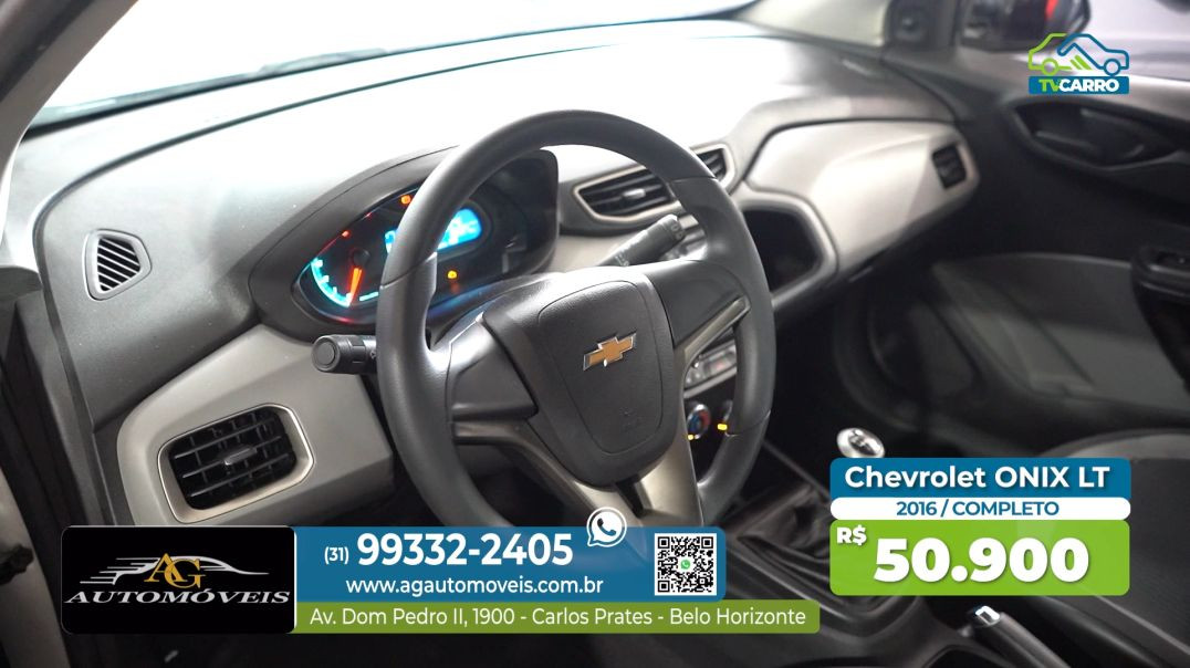 AG AUTOMOVEIS - CHEVROLET ONIX LT 2016 COMPLETO