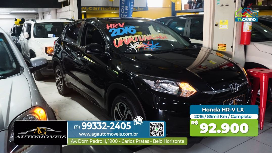 AG AUTOMOVEIS - HONDA HR-V LX 2016 COMPLETO