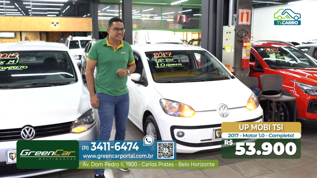 GREENCAR - VW UP MOBI TSI 2017 COMPLETO