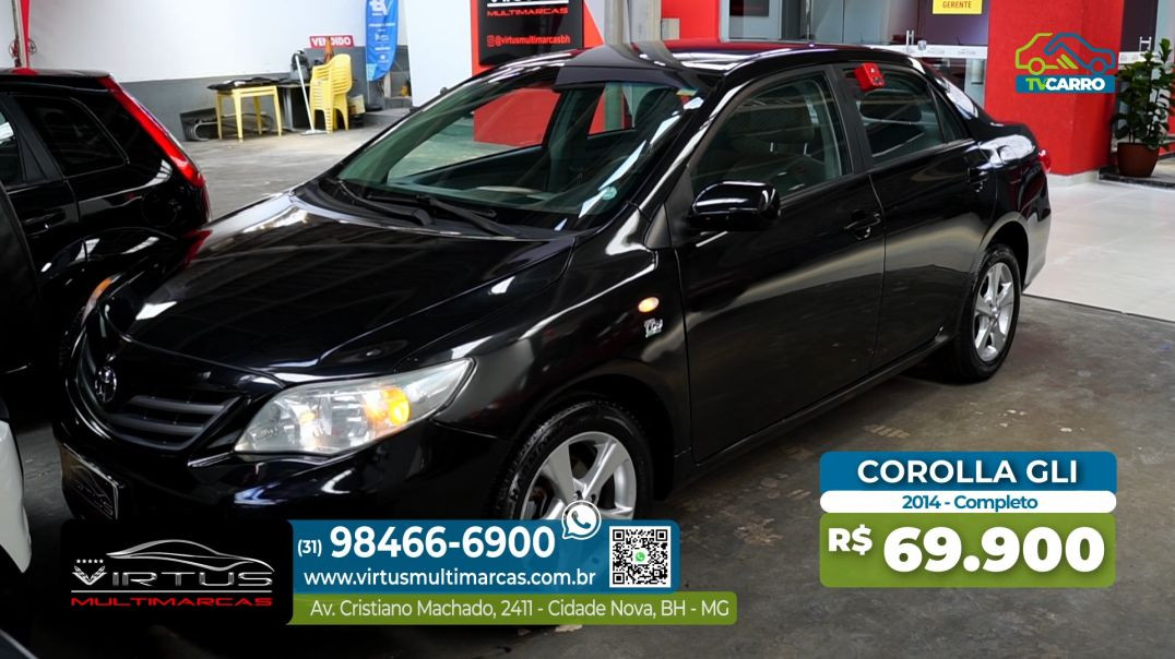 VIRTUS MULTIMARCAS - TOYOTA COROLLA GLI 2014 COMPLETO