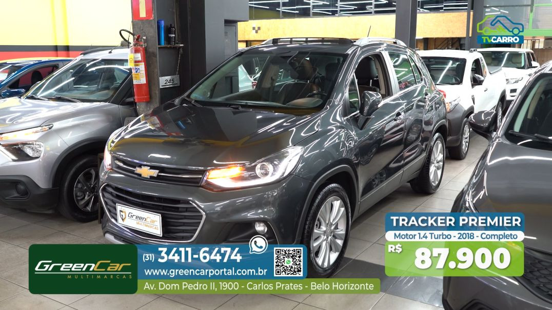 ⁣GREENCAR - CHEVROLET TRACKER PREMIER 2018 COMPLETO