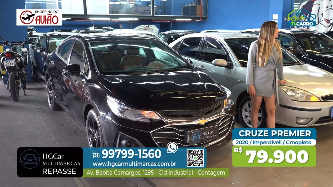 ⁣HGCAR MULTIMARCAS  - CHEVROLET CRUZE PREMIER 2020 COMPLETO