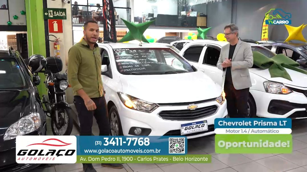 ⁣GOLAÇO  AUTOMÓVEIS - CHEVROLET PRISMA LT