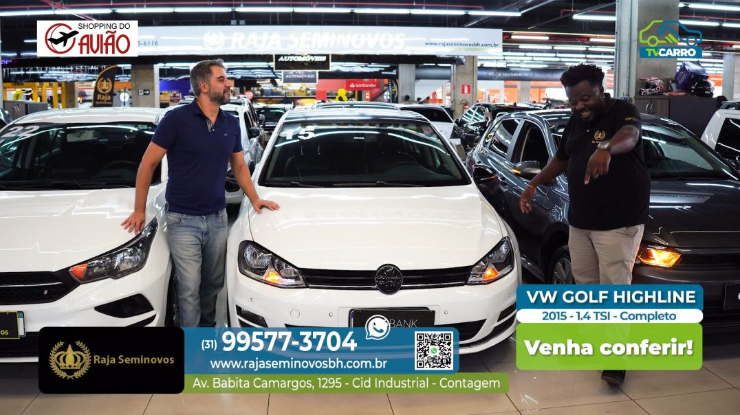 ⁣RAJA SEMINOVOS - VW Golf Highline 2015