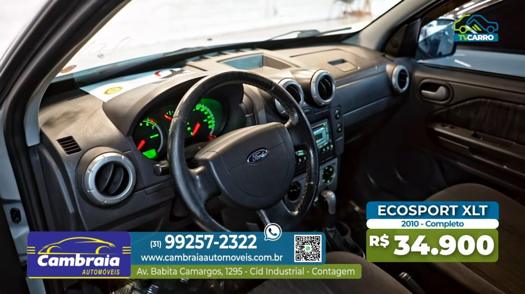 ⁣CAMBRAIA AUTOMÓVEIS - FORD ECOSPORT XLT 2010 COMPLETO