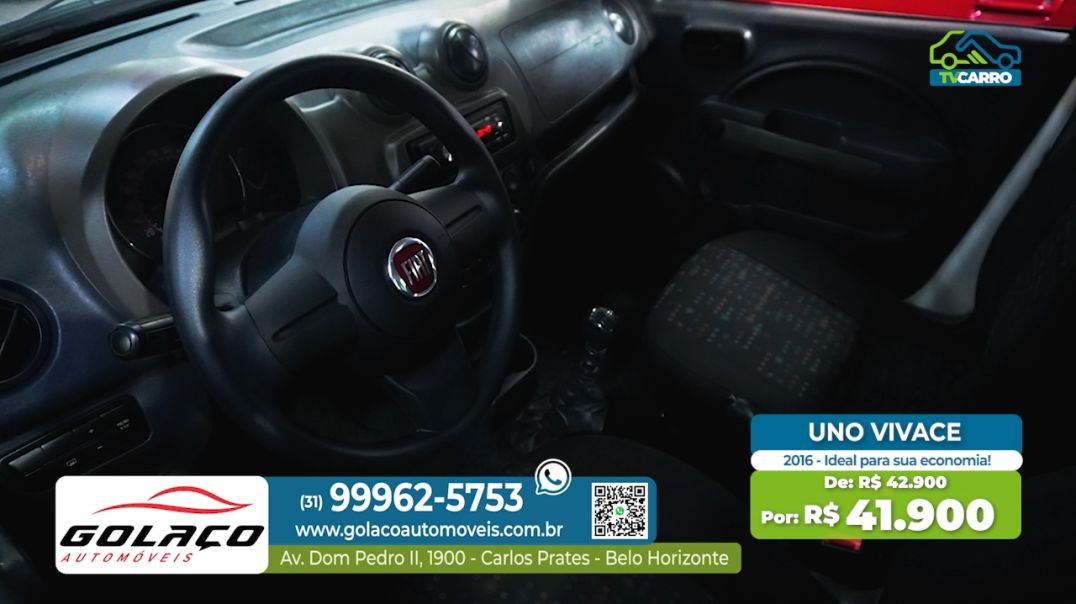 GOLAÇO AUTOMÓVEIS  - Fiat Uno Vivace 2016