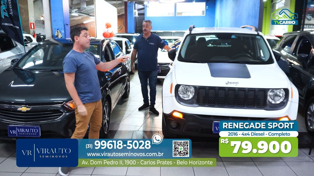 VIRAUTO SEMINOVOS - Jeep Renegade Sport 2016 Completo