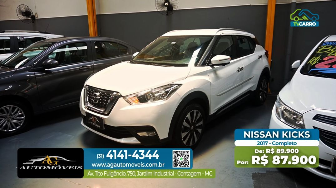 ⁣AG AUTOMÓVEIS  - Nissan Kicks 2017 Completo