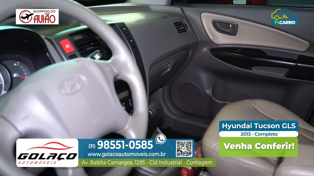 GOLAÇO AUTOMÓVEIS - HYUNDAI TUCSON GLS 2013 COMPLETO