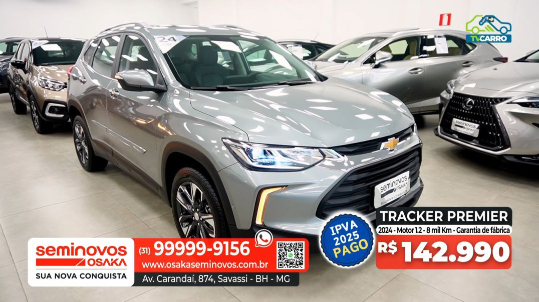 ⁣OSAKA SEMINOVOS -  Chevrolet Tracker Premier 2024