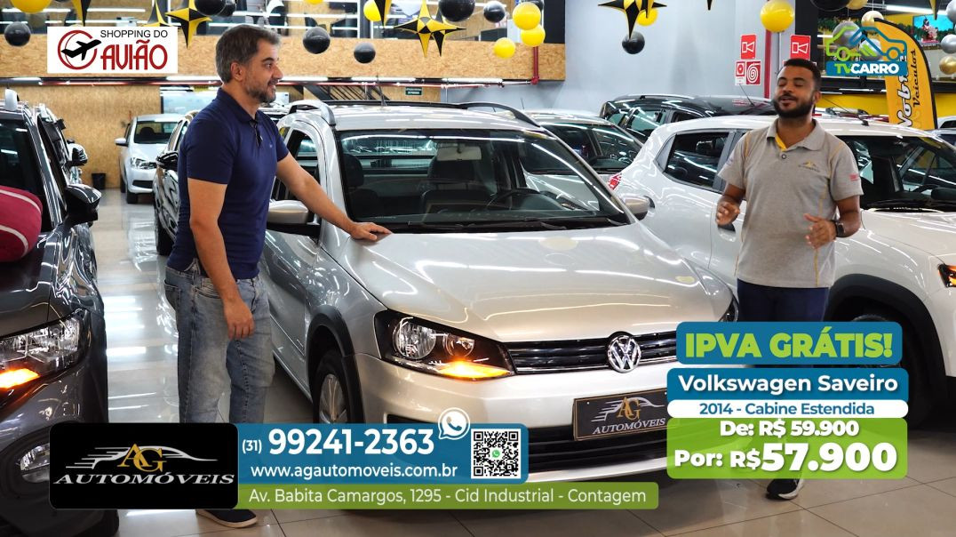 ⁣AG AUTOMÓVEIS - VOLKSWAGEN SAVEIRO 2014