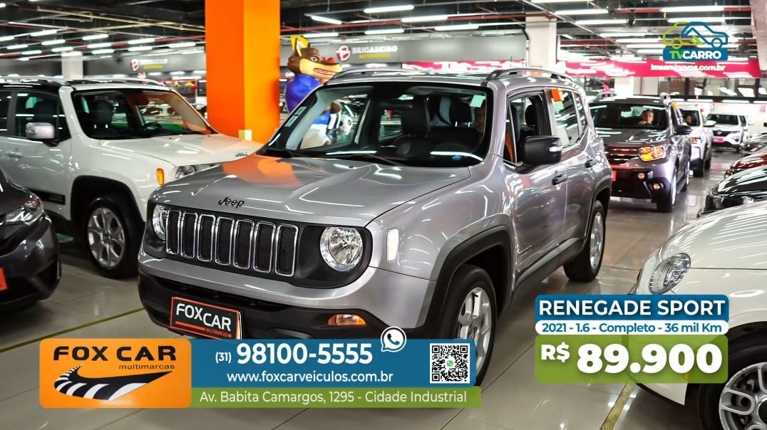 ⁣FOX CAR - JEEP RENEGADE SPORT 2021 COMPLETO