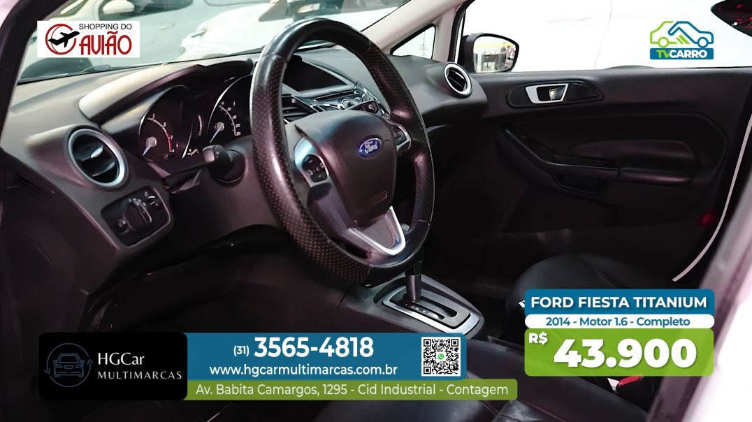 ⁣HGCAR MULTIMARCAS -  Ford Fiesta Titanium 2014 Completo