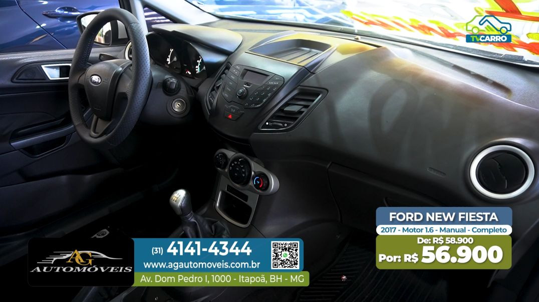 AG AUTOMÓVEIS - FORD NEW FIESTA 2017 COMPLETO