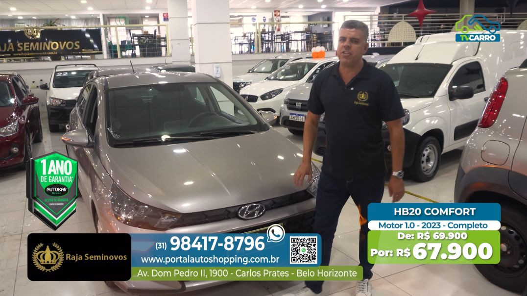 ⁣RAJA SEMINOVOS - HYUNDAI HB 20 COMFORT 2023 COMPLETO