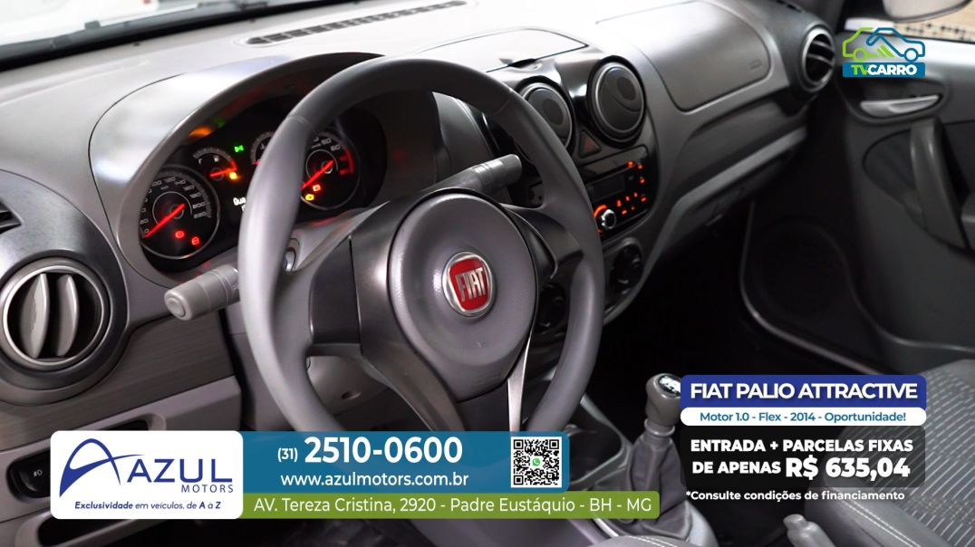 ⁣AZUL MOTORS -  FIAT PALIO ATTRACTIVE 2014