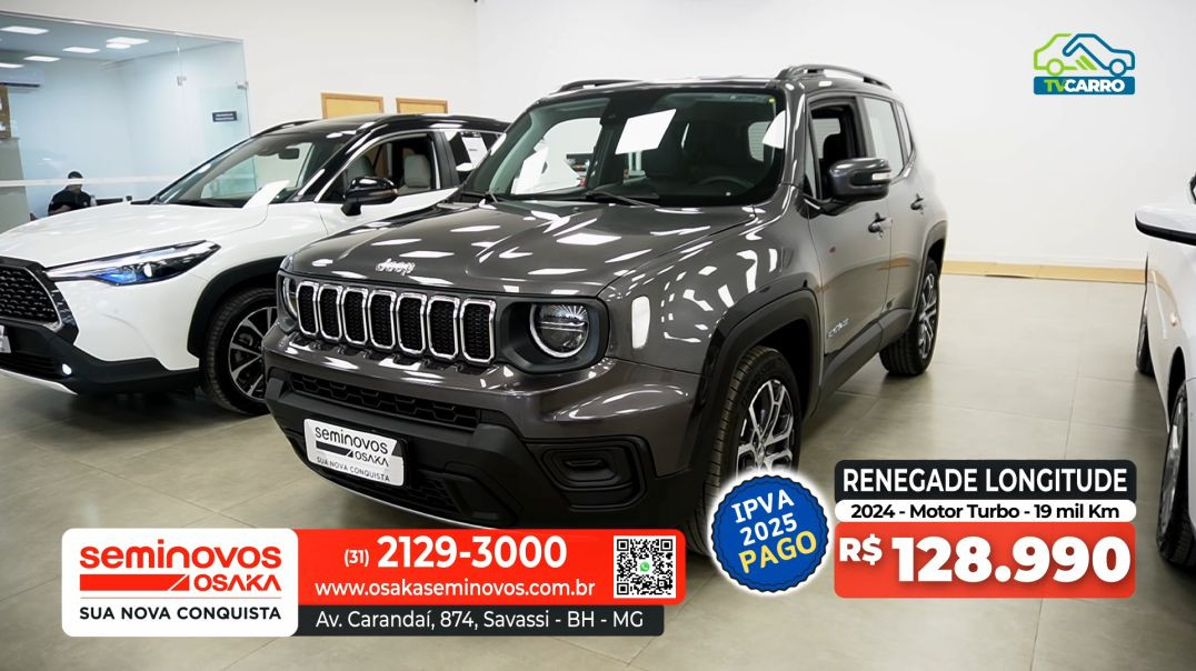 OSAKA SEMINOVOS - Jeep Renegade Longitude 2024