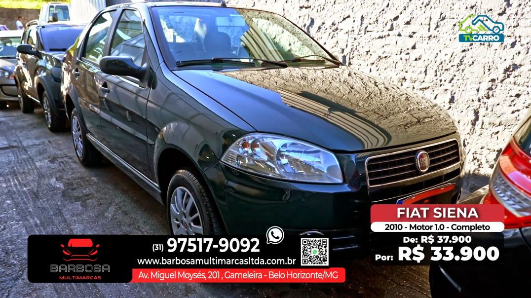 BARBOSA MULTIMARCAS -  FIAT SIENA 2010 COMPLETO