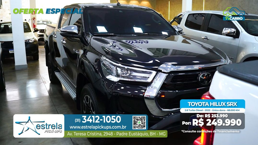 ⁣ESTRELA PICKUPS - TOYOTA HILUX SRX 2022