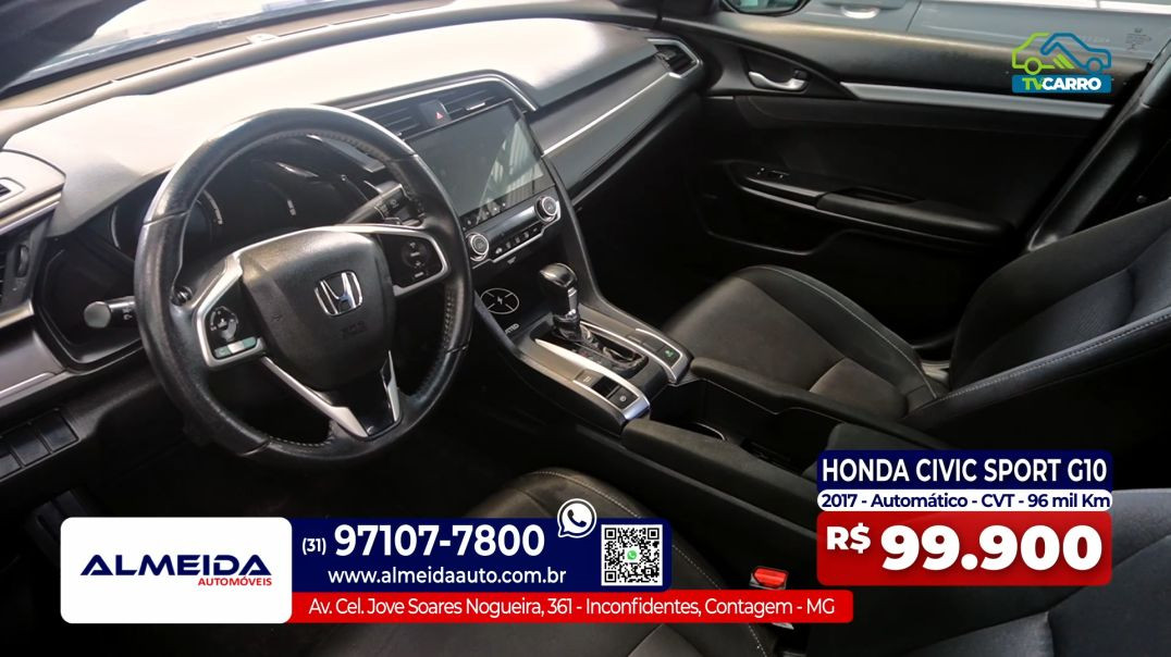 ⁣ALMEIDA AUTOMOVEIS - HONDA CIVIC SPORT G10 2017