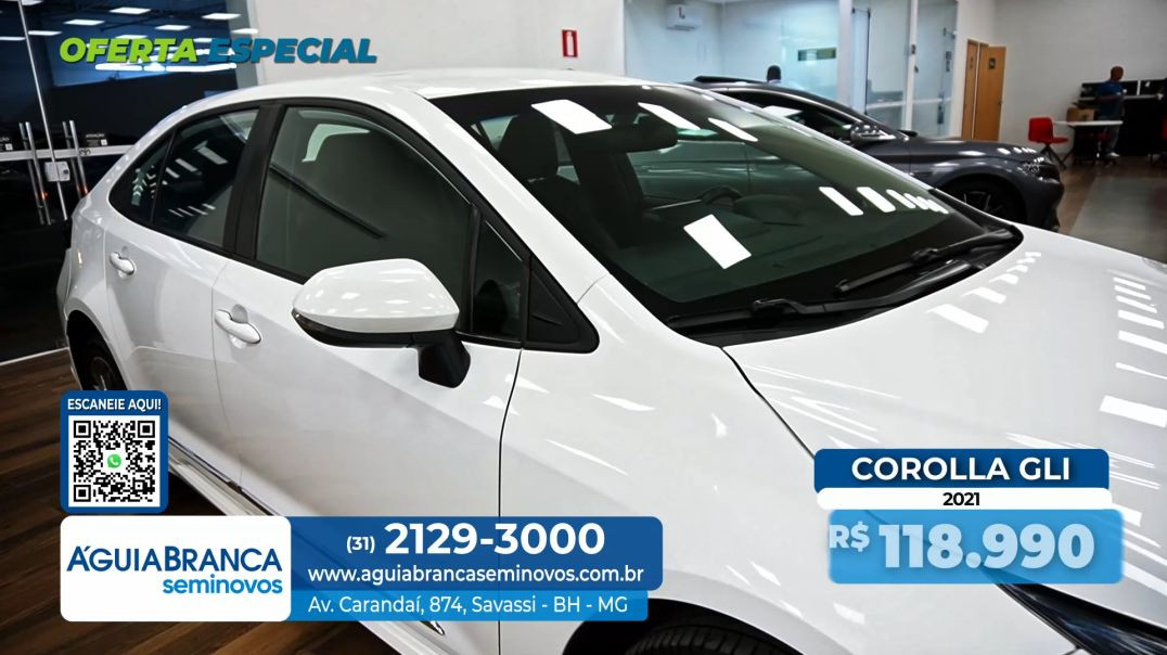 ⁣AGUIA BRANCA - Toyota Corolla Gli 2021