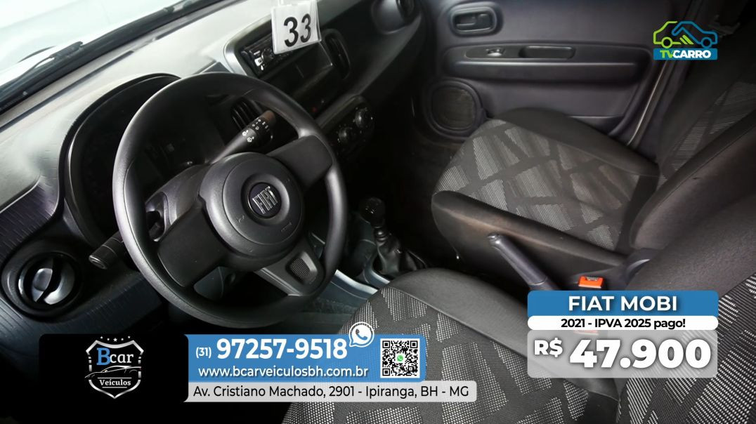 ⁣BCAR VEICULOS -  Fiat Mobi 2021