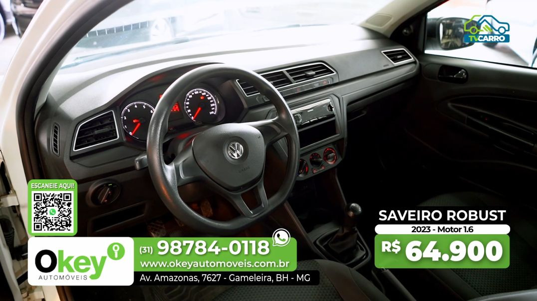 ⁣OKEY AUTOMOVEIS -  VOLKSWAGEN SAVEIRO ROBUST 2023