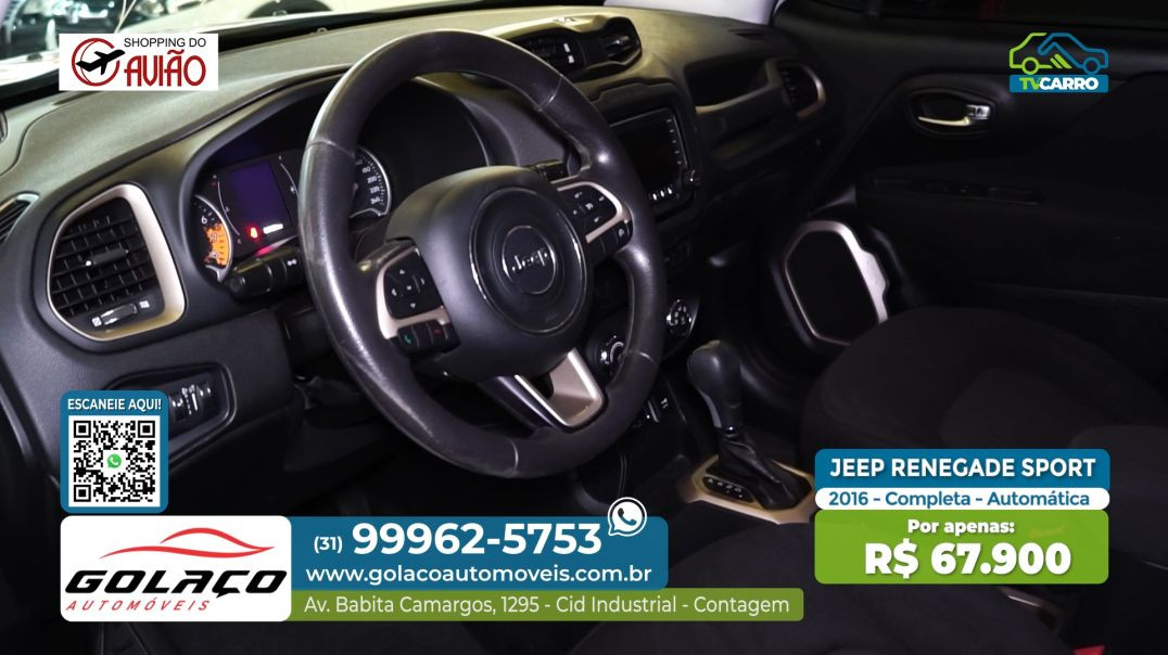 GOLACO AUTOMOVEIS SOMARCAS -  Jeep Renegade Sport 2016