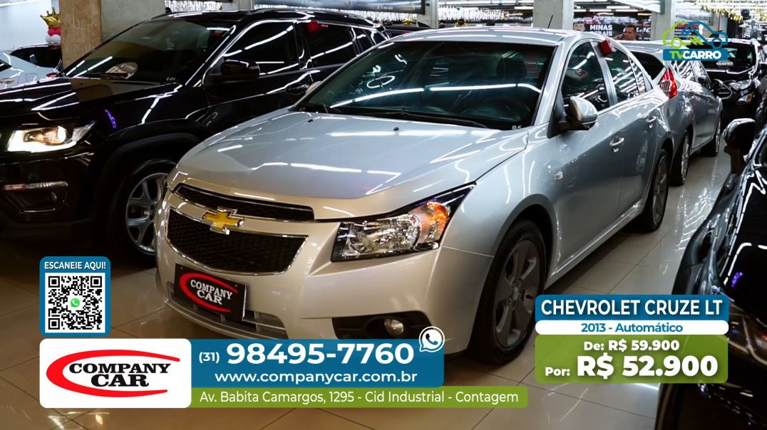 ⁣COMPANY CAR SOMARCAS - CHEVROLET CRUZE LT 2013