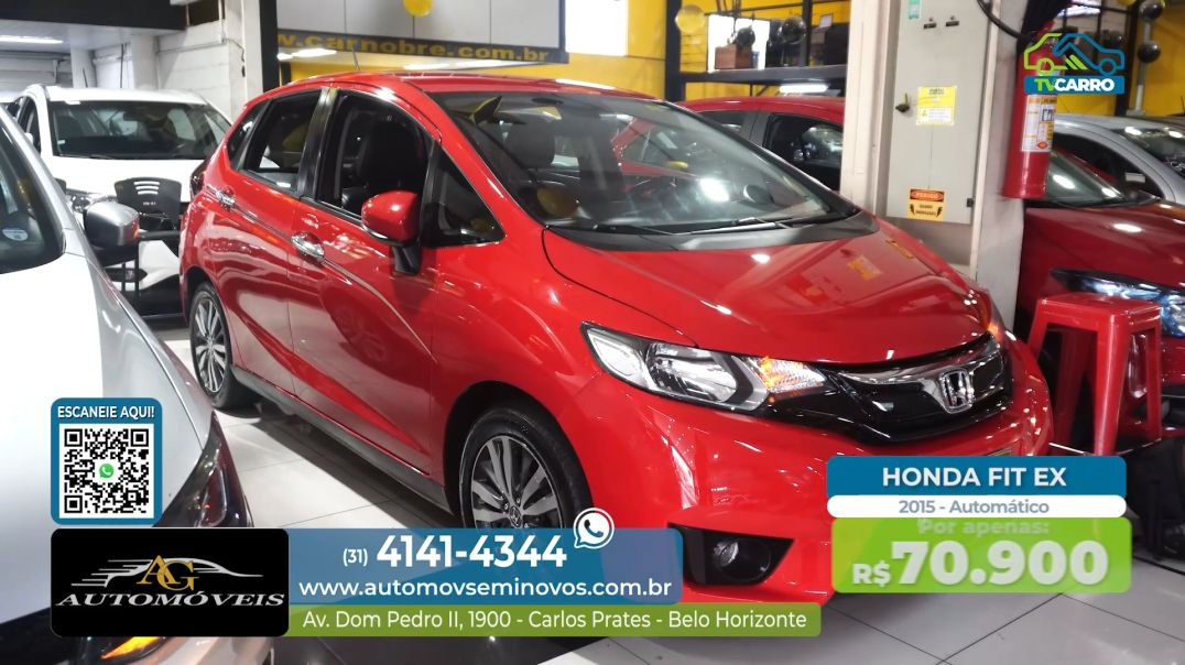 ⁣AG AUTOMOVEIS - Honda Fit EX 2015 Automático