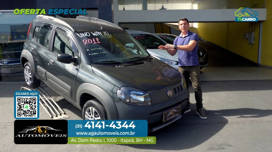 ⁣AG AUTOMOVEIS  - Fiat Uno Way 1.0 2011