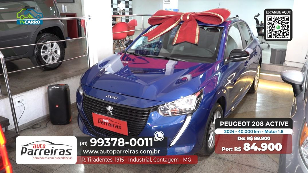 ⁣AUTO PARREIRAS -  PEUGEOT 208 ACTIVE 2024