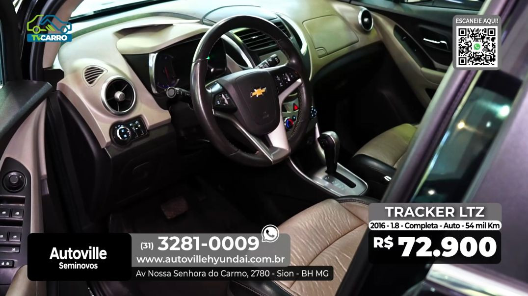 ⁣AUTOVILLE SEMINOVOS -  CHEVROLET TRACKER LTZ 2016