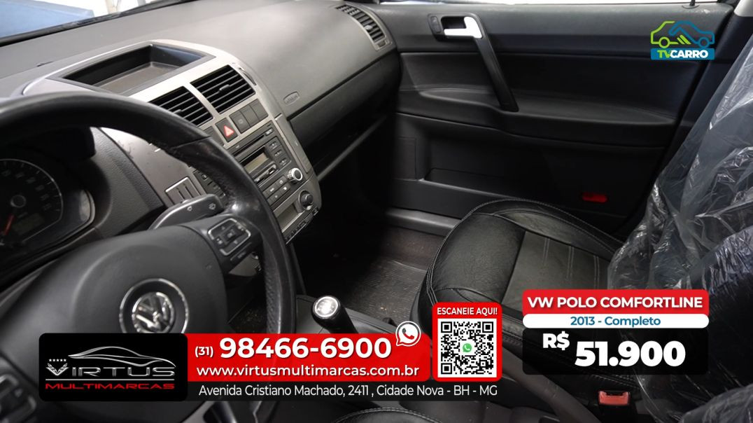 ⁣VIRTUS MULTIMARCAS  - VW POLO COMFORTLINE 2013 COMPLETO