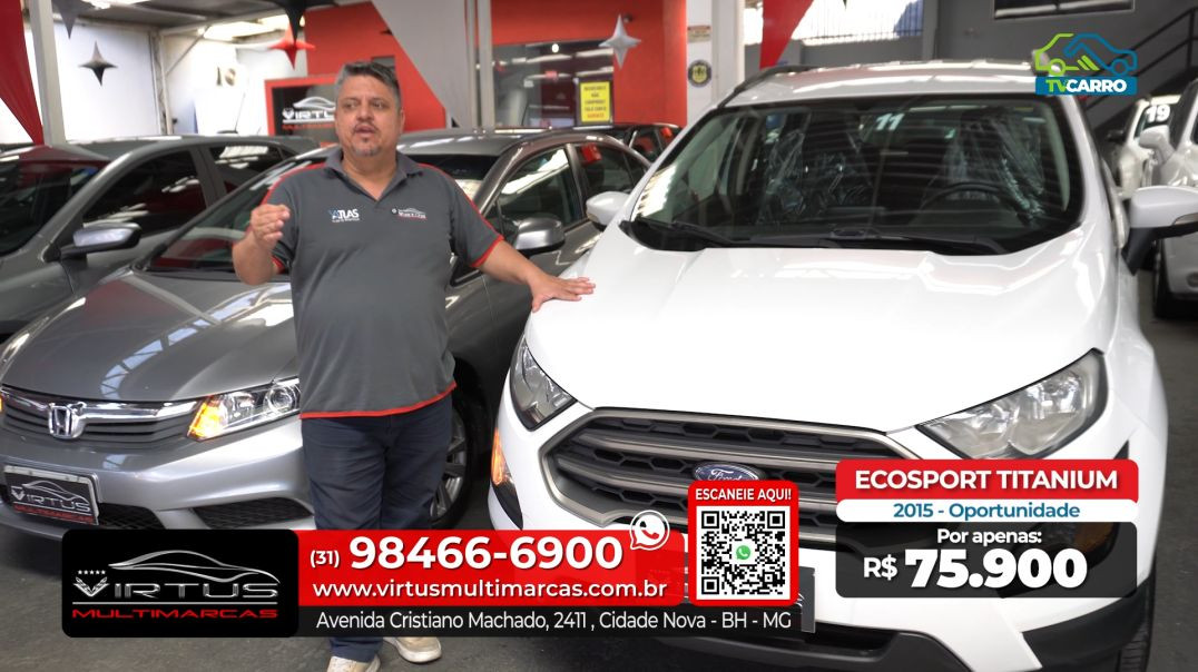⁣VIRTUS MULTIMARCAS - FORD ECOSPORT TITANIUM 2015