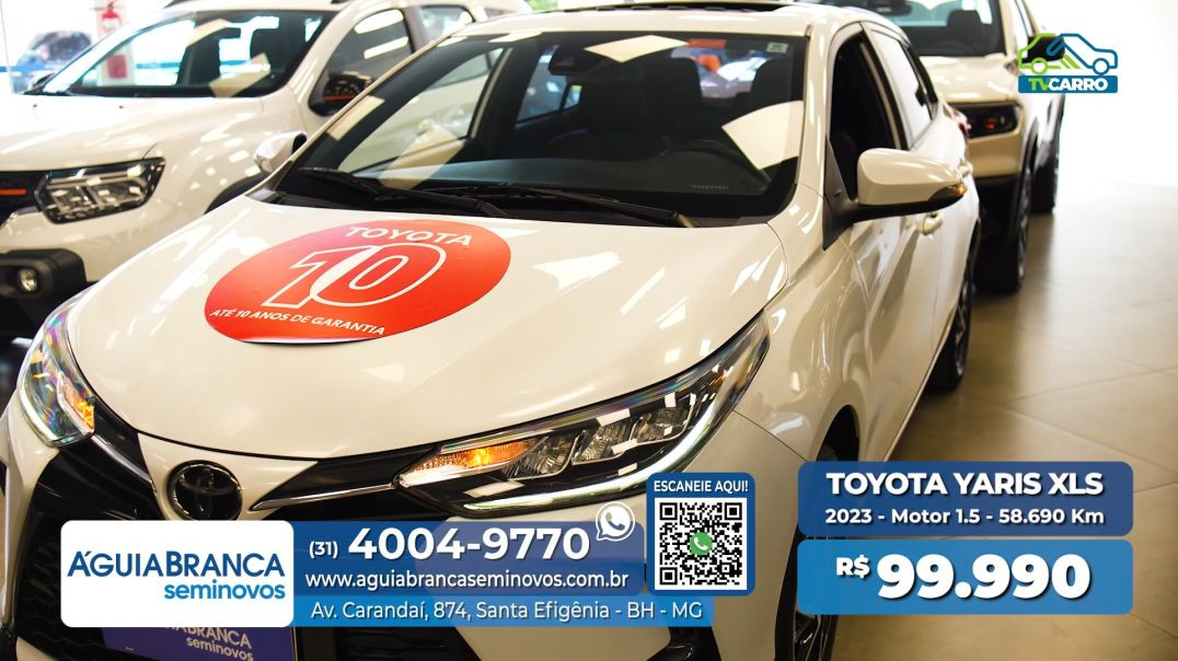 ⁣AGUIA BRANCA SEMINOVOS - TOYOTA YARIS XLS