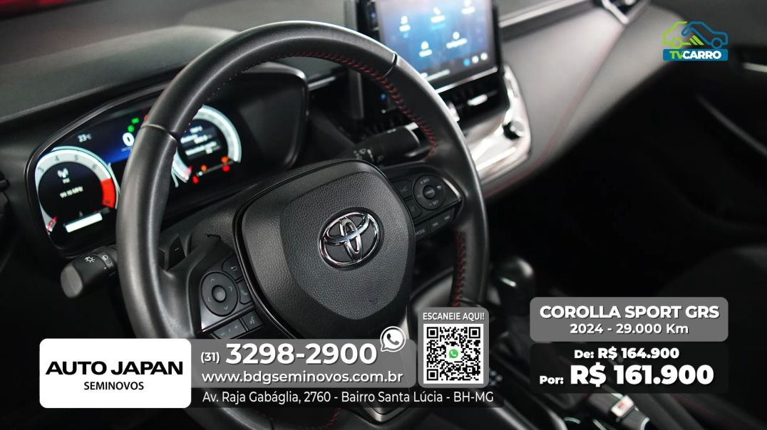 ⁣AUTO JAPAN SEMINOVOS COROLLA SPORT GRS 2024