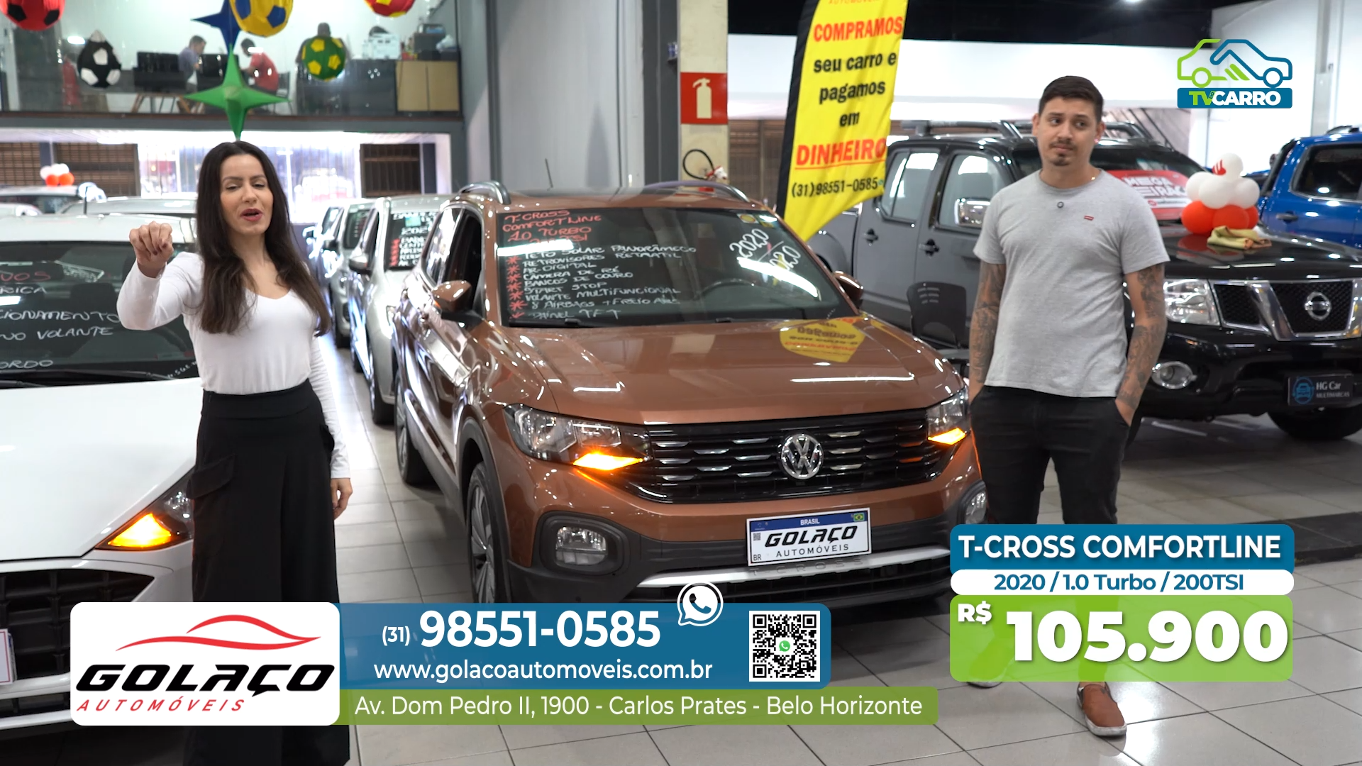 GOLAÇO -  T CROSS COMFORTLINE 2020