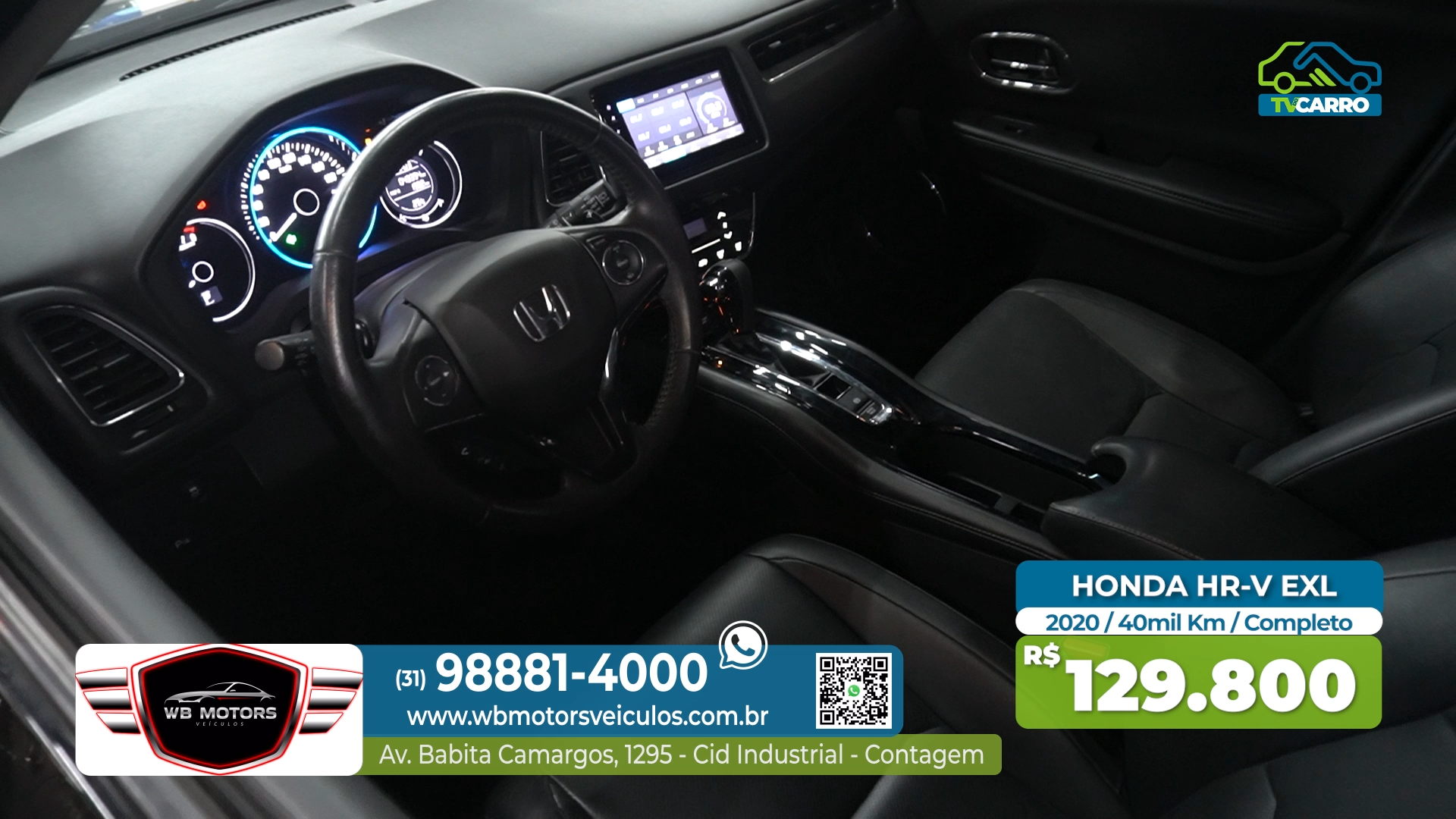 WB MOTORS VEICULOS - HONDA HR - V EXL COMPLETO