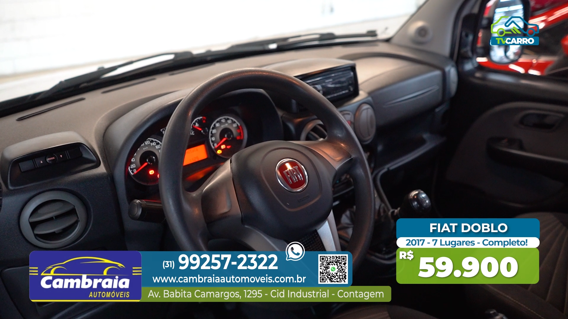 CAMBRAIA AUTOMÓVEIS - FIAT DOBLO 2017