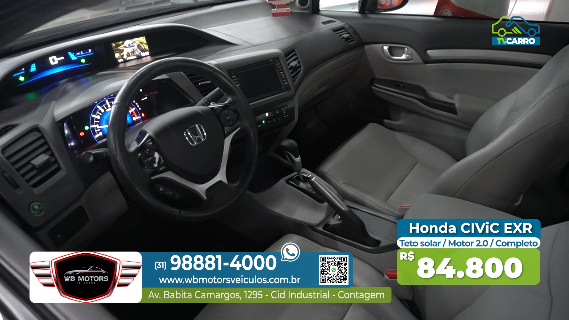 WB MOTORS VEICULOS - HONDA CIVIC EXR COMPLETO