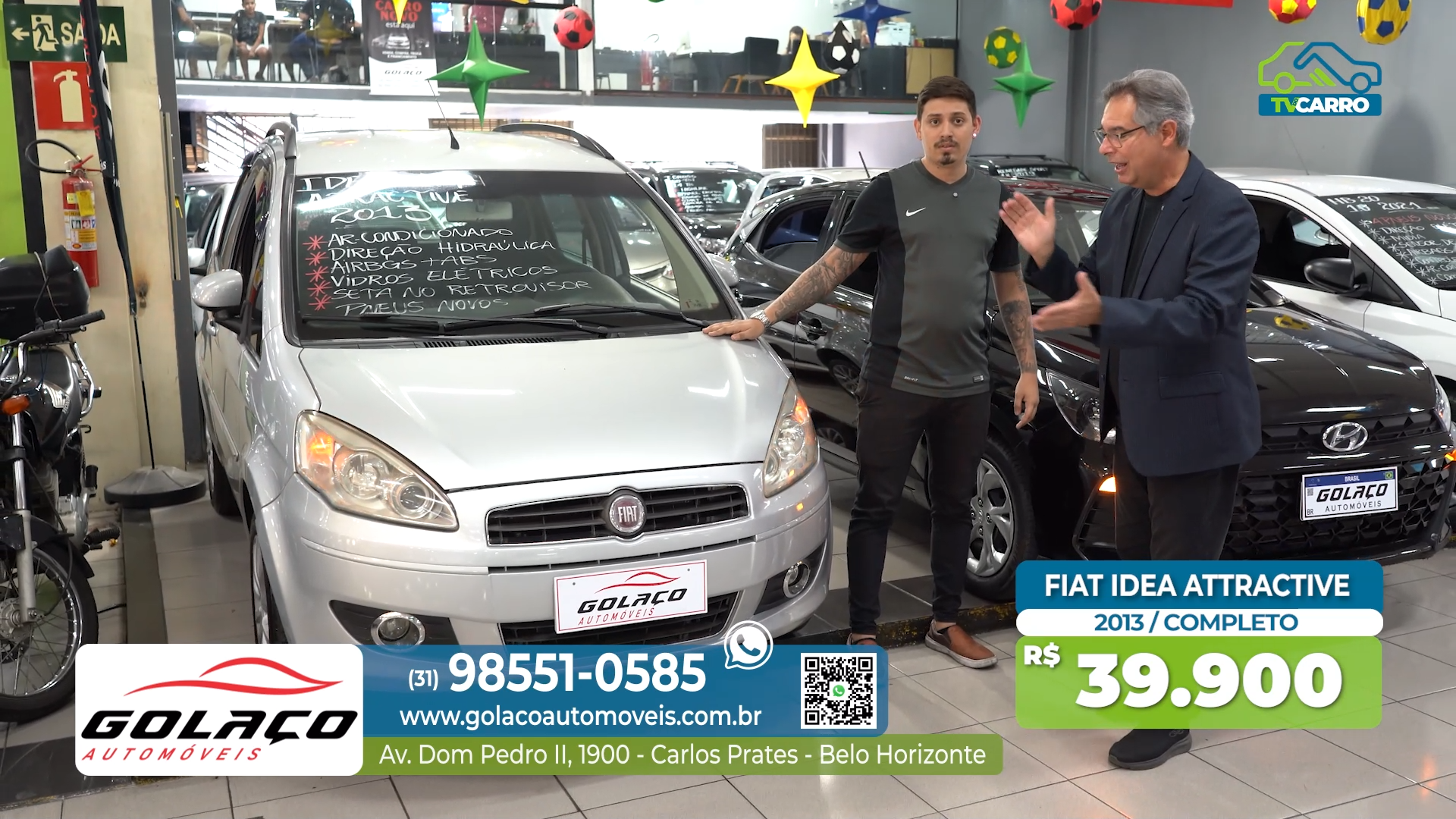 GOLAÇO - FIAT IDEA ATTRACTIVE 2013 COMPLETO