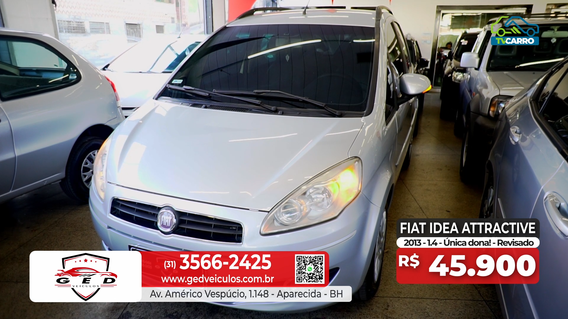 ⁣GED VEÍCULOS - FIAT IDEA ATTRACTIVE 2013