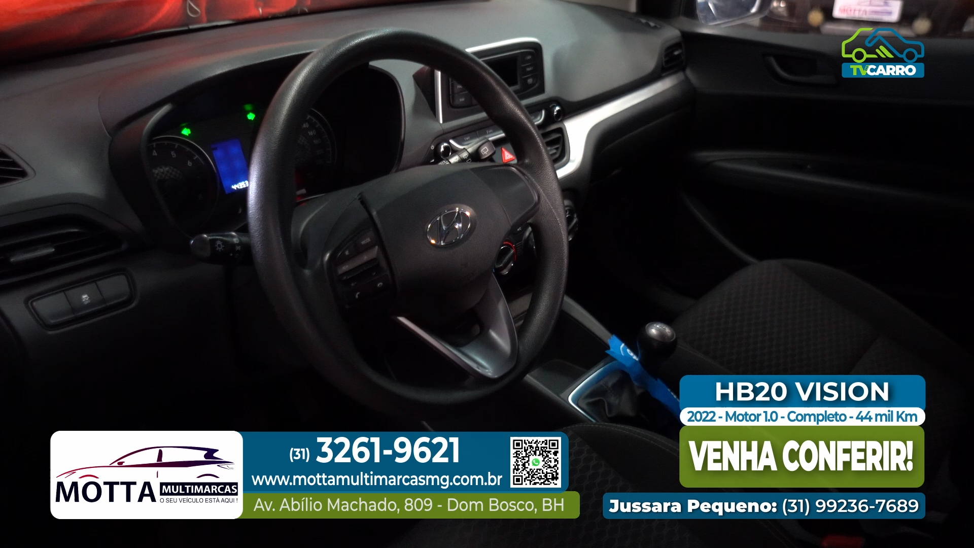 MOTTA MULTIMARCAS - HB 20 VISION 2022 COMPLETO