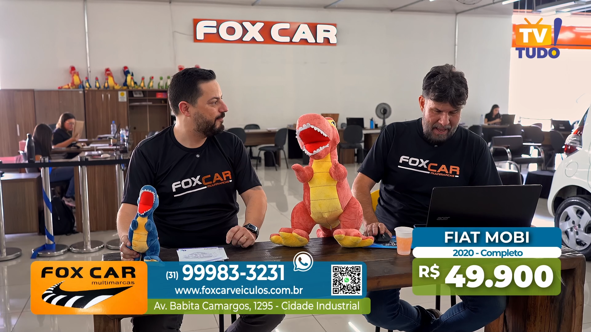 FOX CAR - FIAT MOBI 2020 COMPLETO