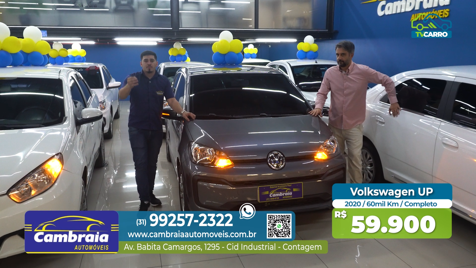 CAMBRAIA AUTOMÓVEIS - VW UP 2020 COMPLETO