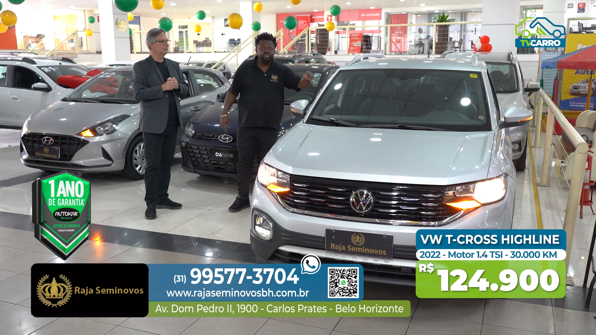 RAJA SEMINOVOS - VW T-CROSS HIGLINE