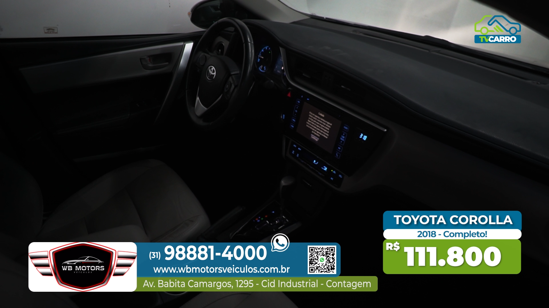 WB MOTORS VEICULOS - TOYOTA COROLLA 2018
