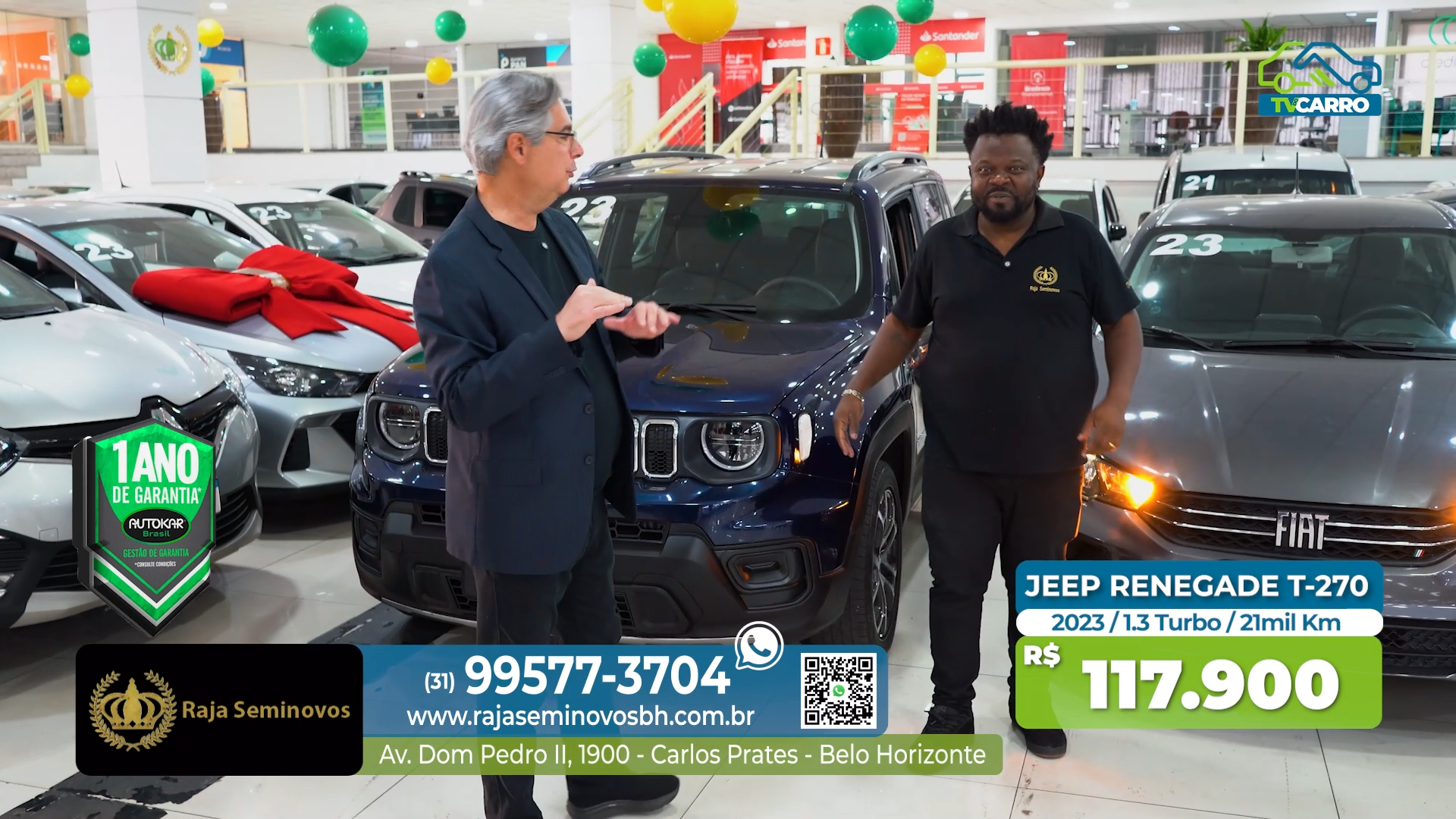 40 --RAJA SEMINOVOS- JEEP RENEGADE T-270